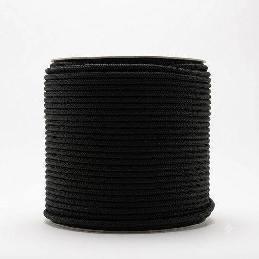 Cima (Treccia) poliestere nera