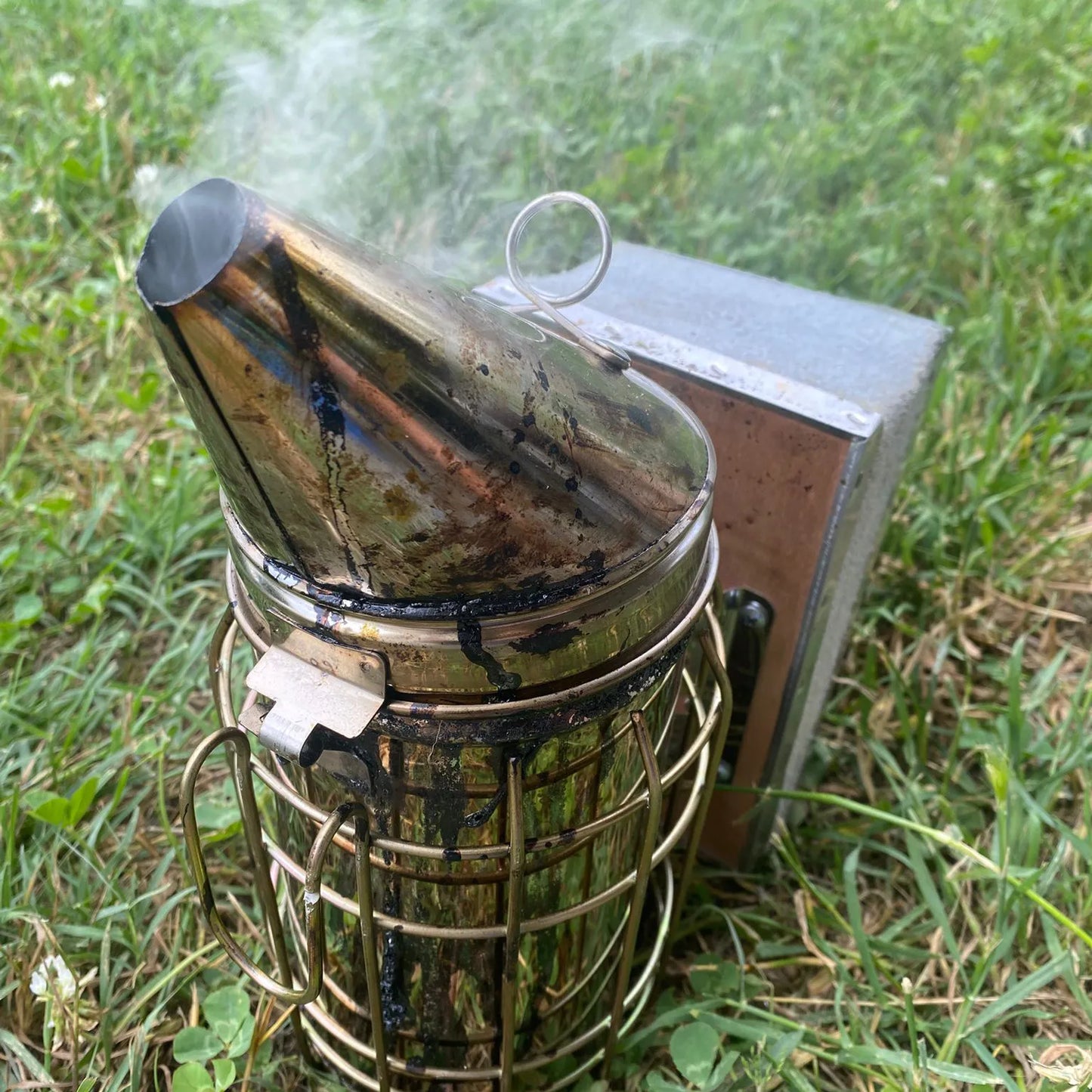 Tela juta combustibile affumicatore api